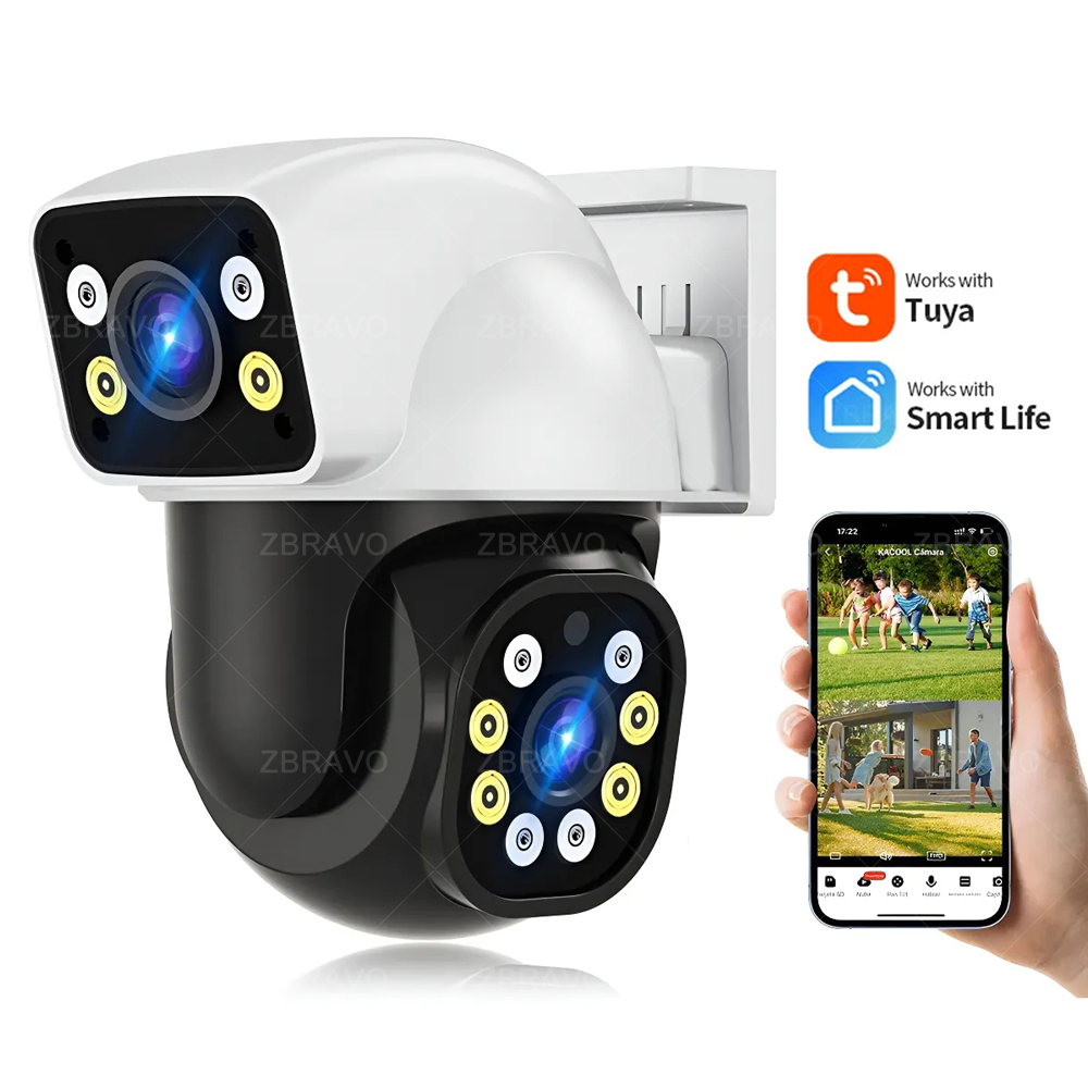 Home Security Alarm System - Smartlife 8MP WiFi Tuya Kamera Luar