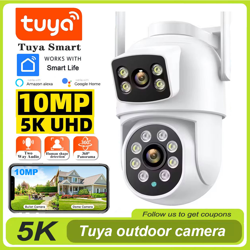 Home Security Kamera - Kamera Wifi Tuya 4K 8MP PTZ