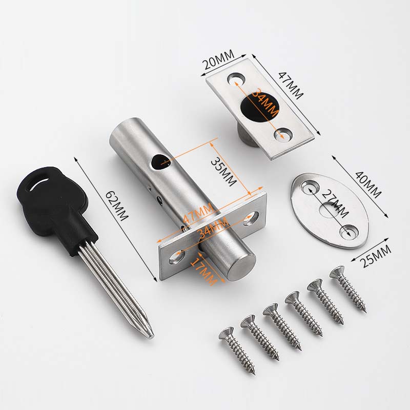 Home Security Youtube - 1PCS Kunci Pintu Tersembunyi dari Baja