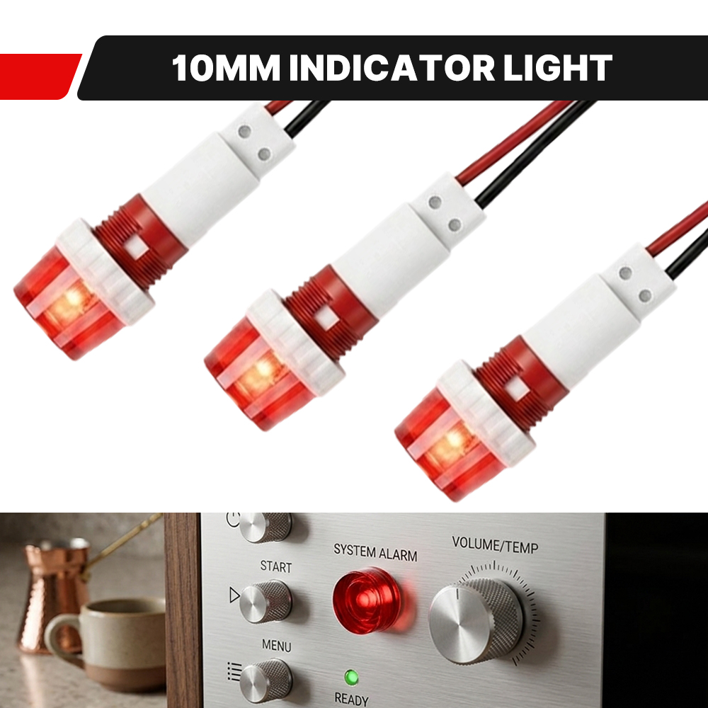 Home Security Companies Near Me - Lampu Indikator LED Berulir 10mm 3