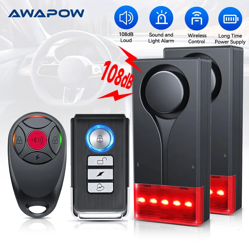 Home Security Lights - Awapow Alarm Getaran Anti Maling Mobil