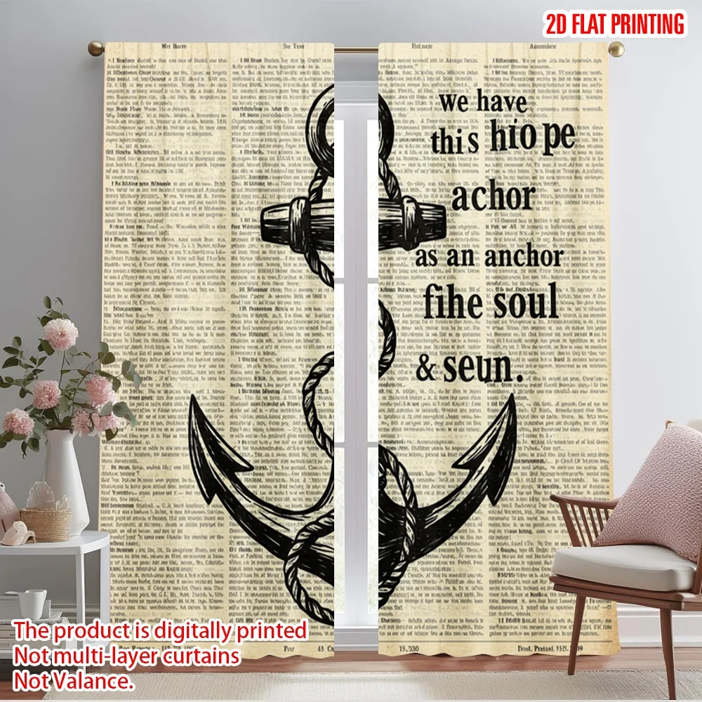 Home Security Youtube - 2 pcs Gorden Cetak 2D Motif