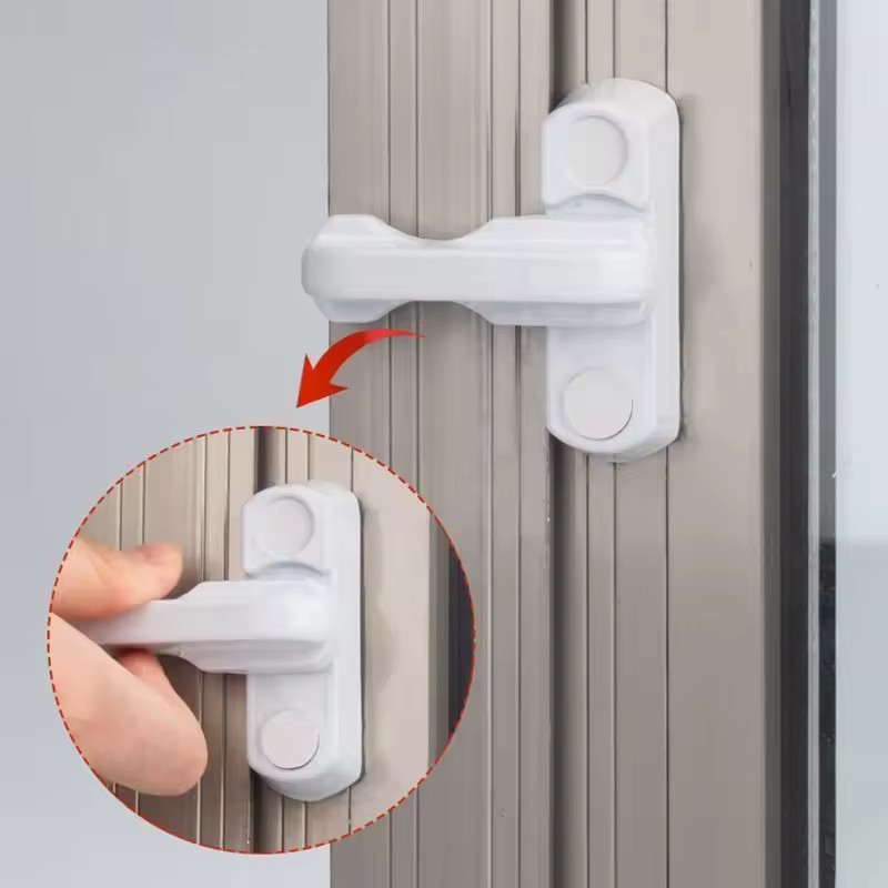 Home Security Tapo - Kunci Pengaman Jendela Pintu Plastik, Kunci