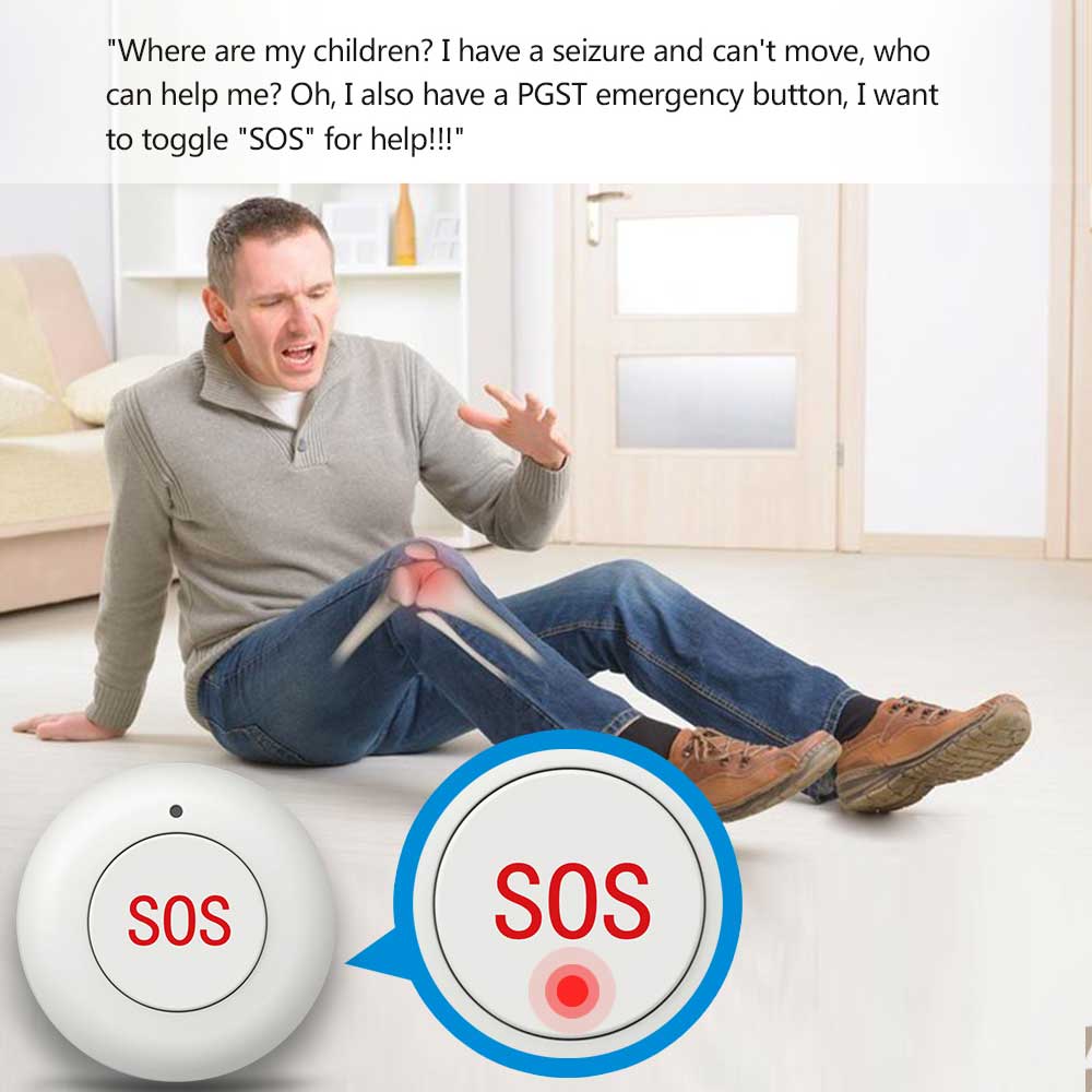 Tombol SOS Nirkabel Bel Pintu  - Home Security Alarm System ulasan dan harga