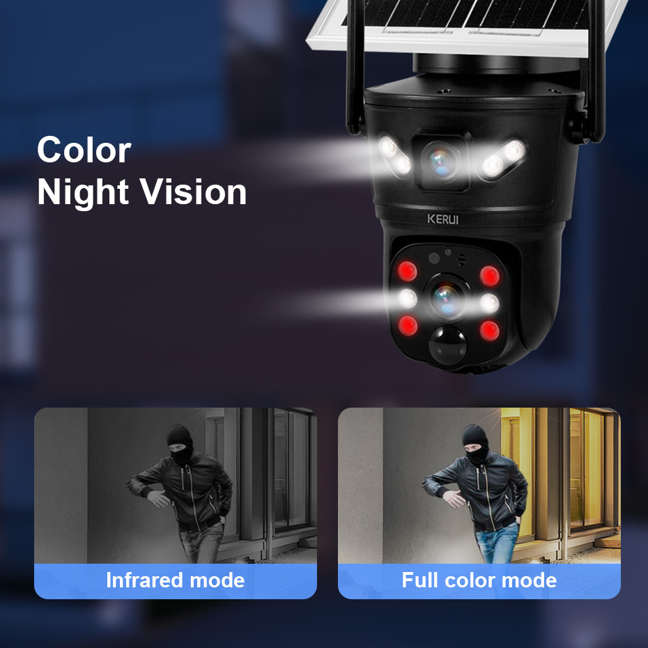 KERUI 6MP 4G SIM WiFi Kamera S - Home Security Kamera ulasan dan harga