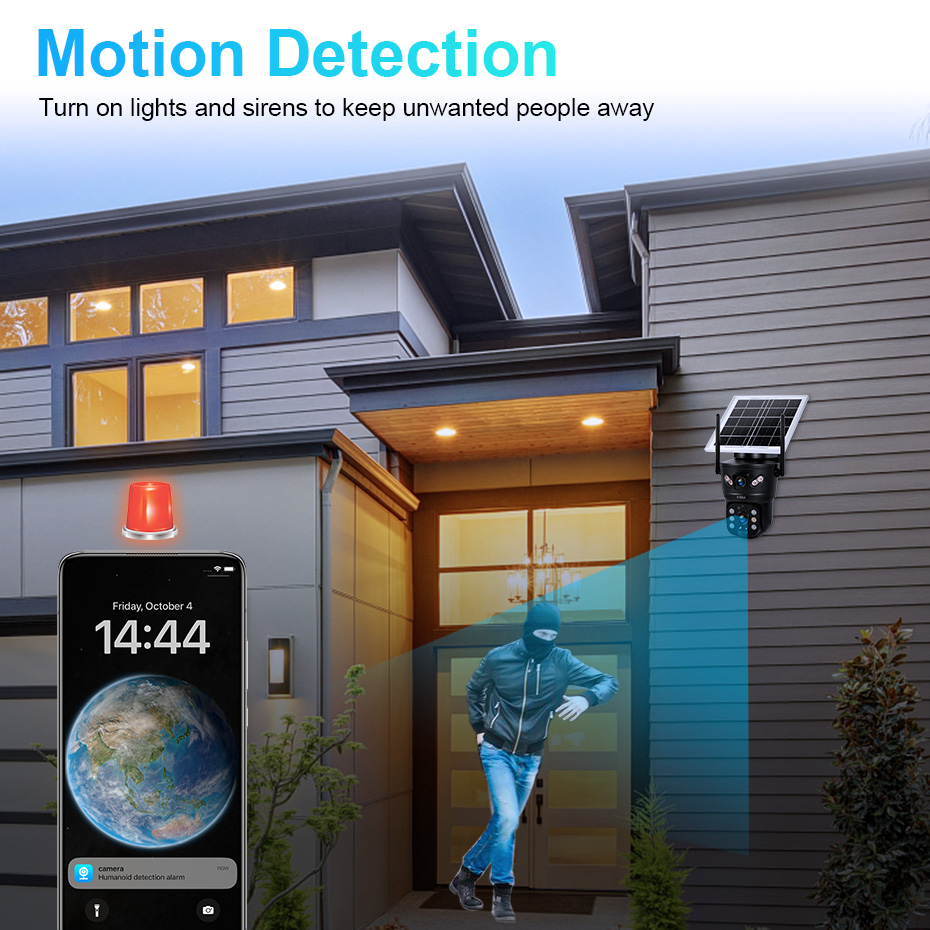 KERUI 6MP 4G SIM WiFi Kamera S - Home Security Kamera ulasan dan harga