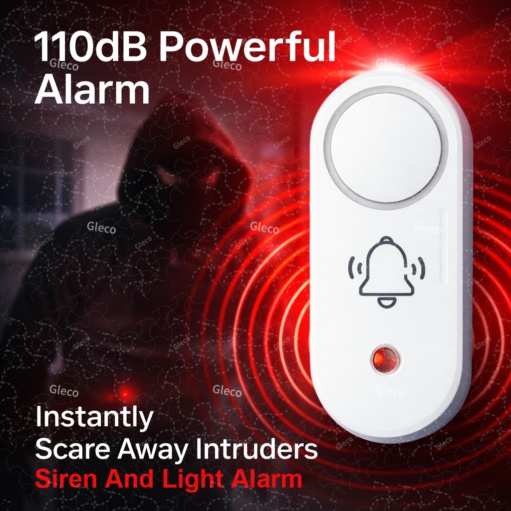 Alarm Sirene Zigbee dengan Det - Home Security Lights ulasan dan harga