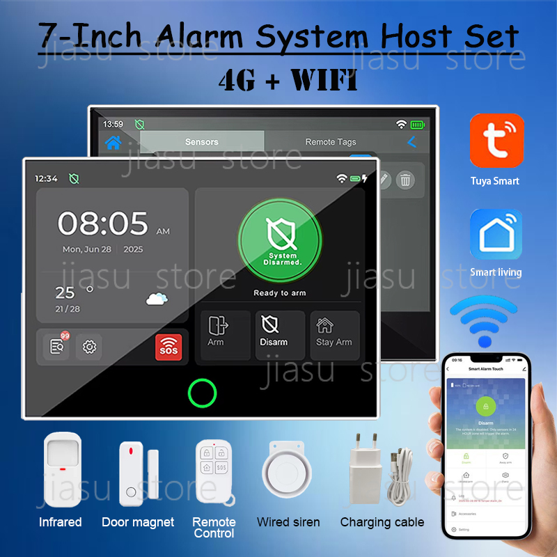 Sistem Alarm Keamanan Pintar B - Home Security Using Gsm ulasan dan harga
