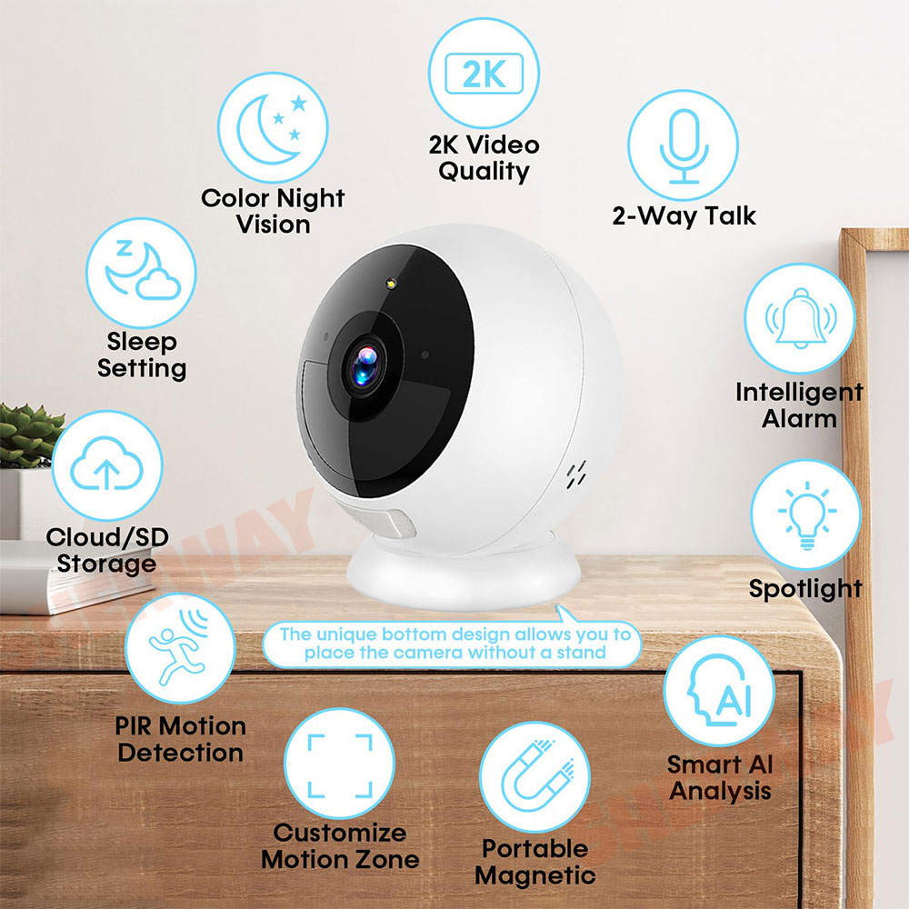 Kamera Keamanan Baterai Magnet - Home Security Kamera ulasan dan harga