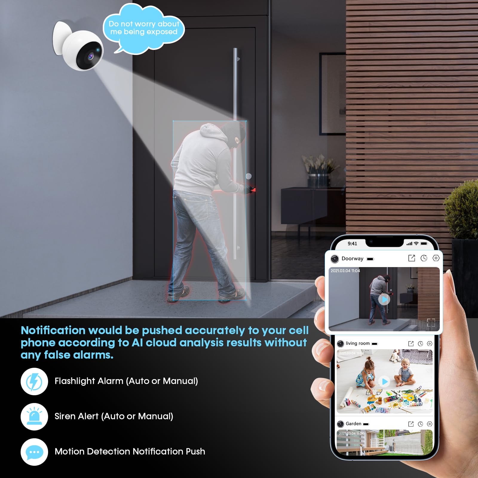 Kamera Keamanan Baterai Magnet - Home Security Kamera ulasan dan harga