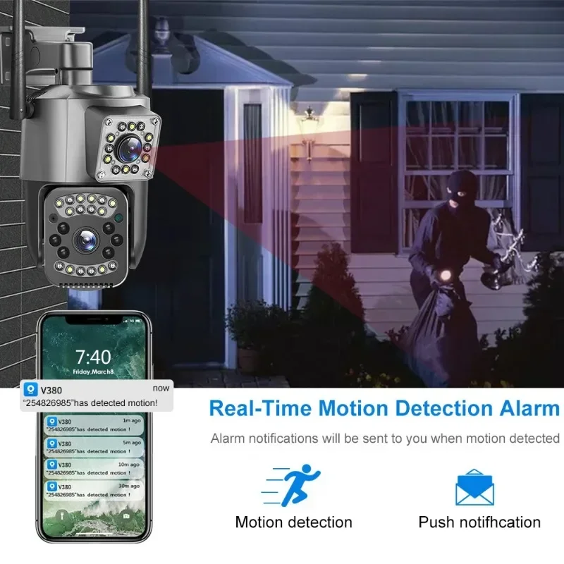 Kamera WIFI IP 8MP, alat pengi - Home Security Kamera ulasan dan harga
