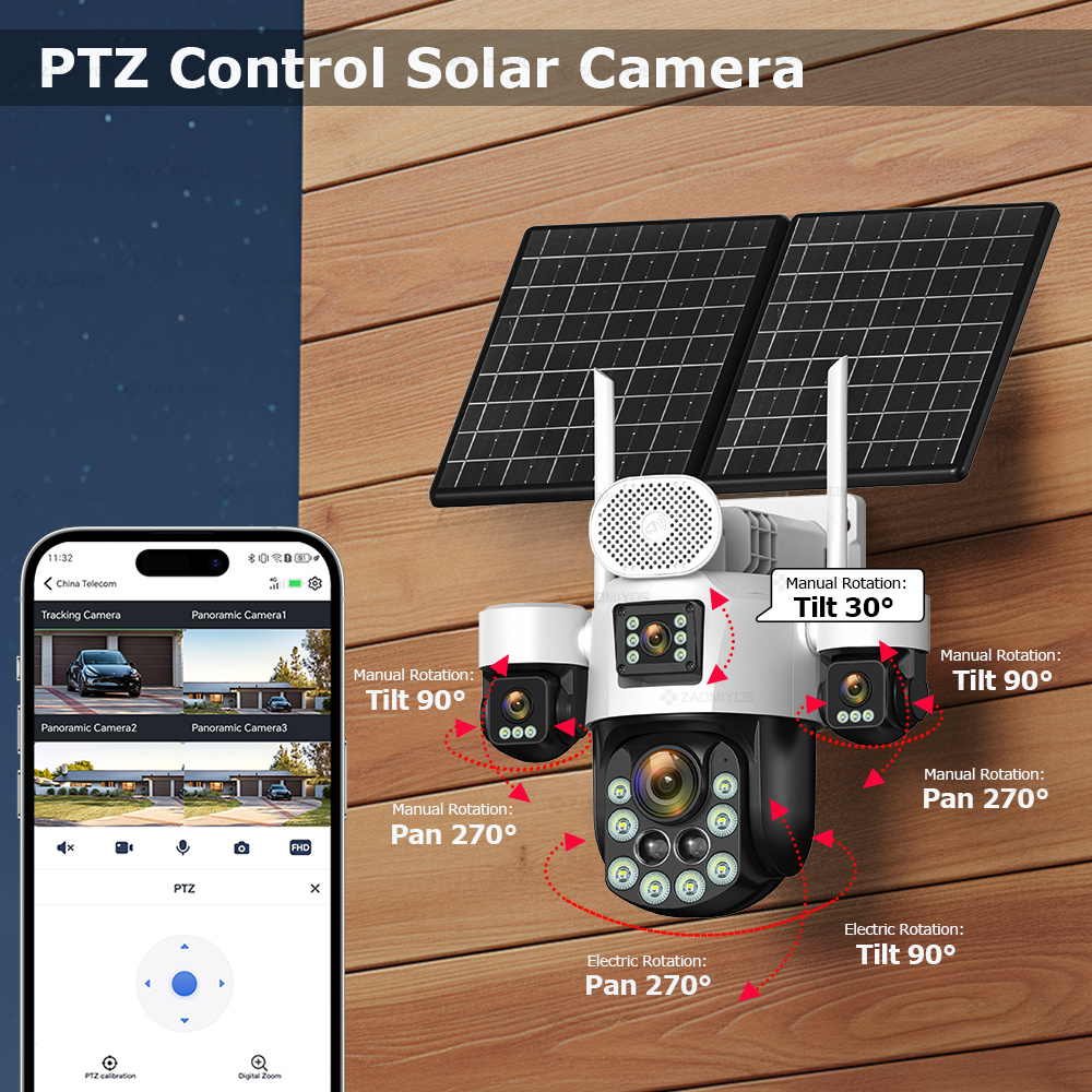 4 Lensa Luar Ruangan 360 °   K - Home Security Kamera ulasan dan harga