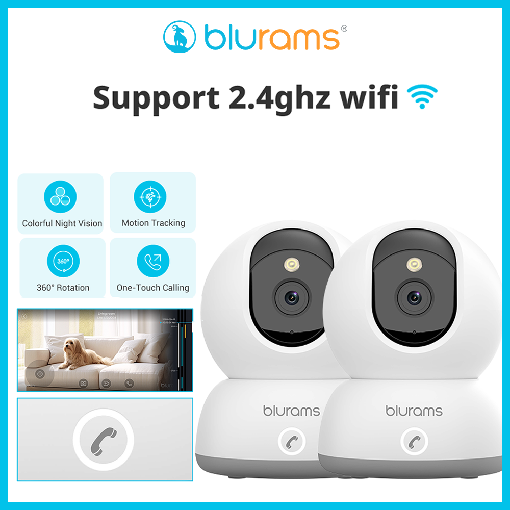 2 Buah Kamera Blurams 2K denga - Home Security Kamera ulasan dan harga