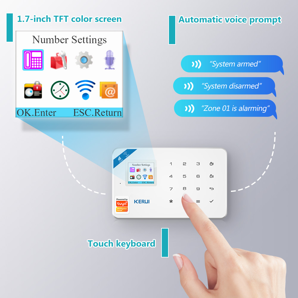KERUI W181 detektor gerak cerd - Home Security Kamera ulasan dan harga