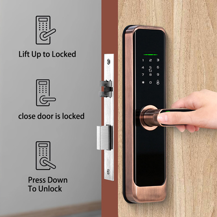 Kunci Pintu Digital Pintar den - Home Security Door Lock ulasan dan harga