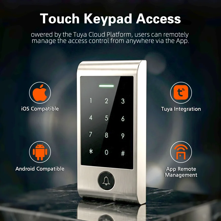 Sistem Akses Keypad Sentuh Kon - Home Security Door Lock ulasan dan harga