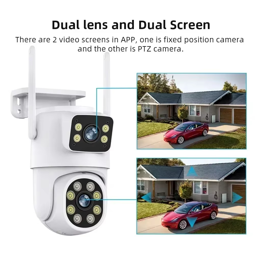 Kamera Wifi Tuya 4K 8MP PTZ Lu - Home Security Kamera ulasan dan harga