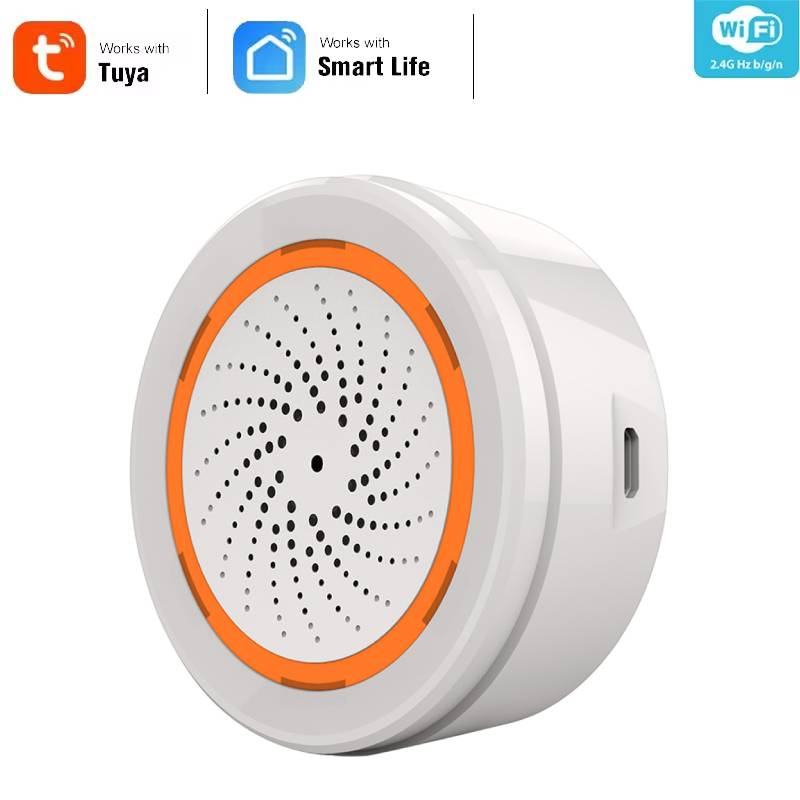 Alarm Sirene Pintar Tuya Zigbe - Home Security Lights ulasan dan harga