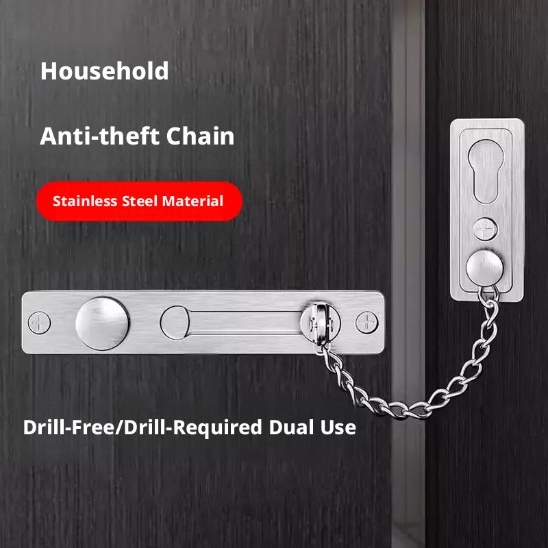Kunci Rantai Pintu Baja Anti K - Door Chain Guard ulasan dan harga