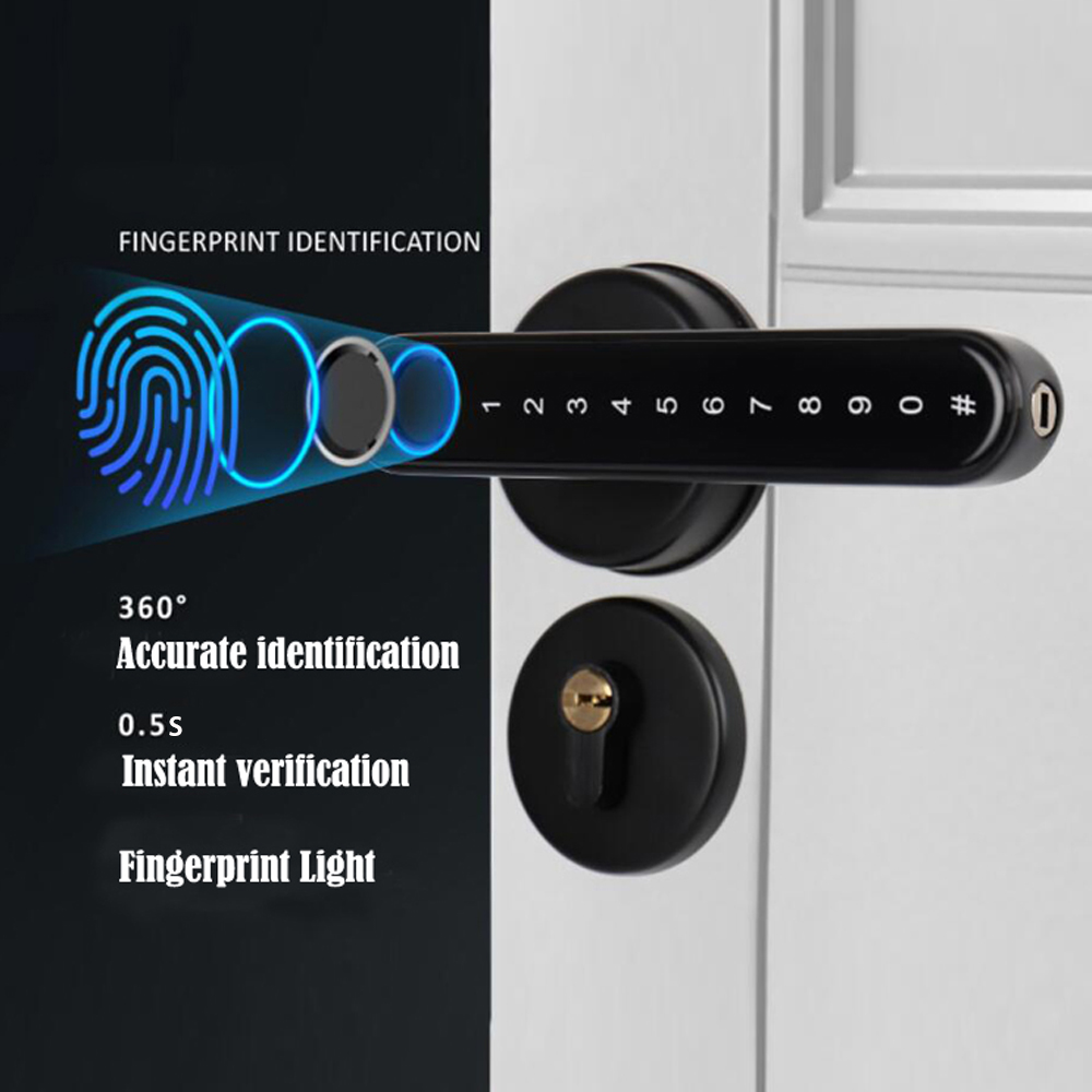TTLock Kunci Sidik Jari Blueto - Home Security Door Lock ulasan dan harga