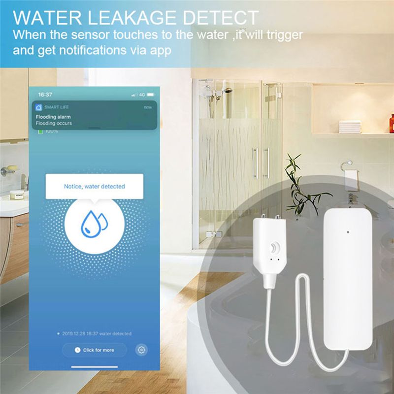 Y22A-Tuya Zigbee Sensor Level  - Home Security Alarm System ulasan dan harga