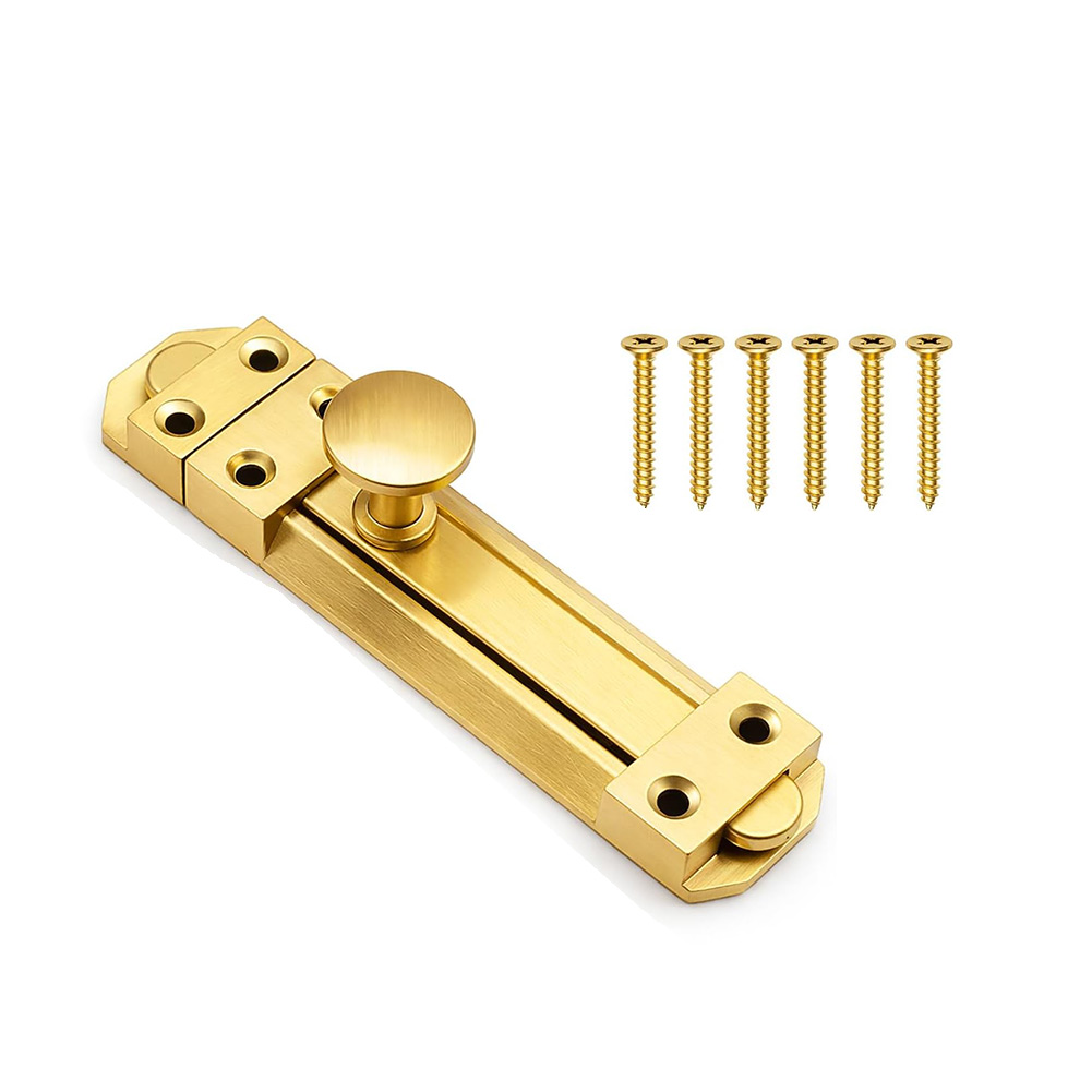 Kunci Pintu Geser Kuningan Pad - Home Security Door Lock ulasan dan harga