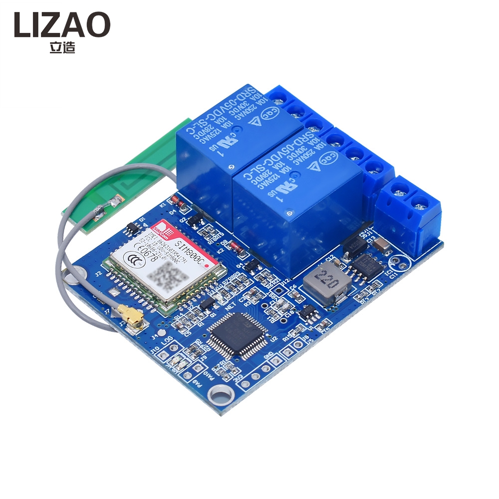 Modul Relay Pengontrol SMS GSM - Home Security Using Gsm ulasan dan harga
