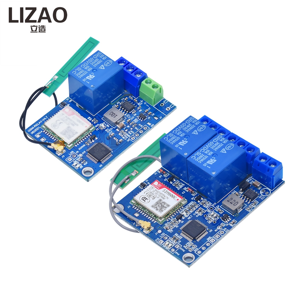 Modul Relay Pengontrol SMS GSM - Home Security Using Gsm ulasan dan harga