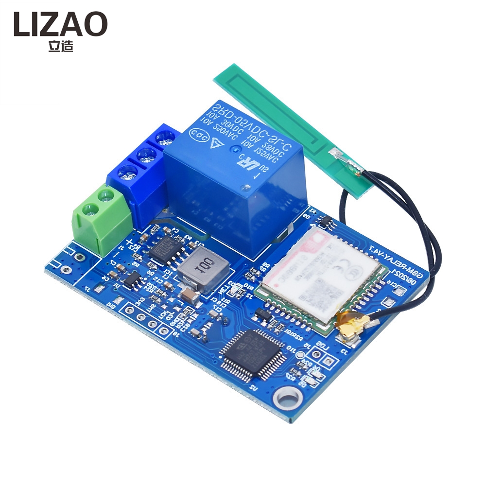Modul Relay Pengontrol SMS GSM - Home Security Using Gsm ulasan dan harga