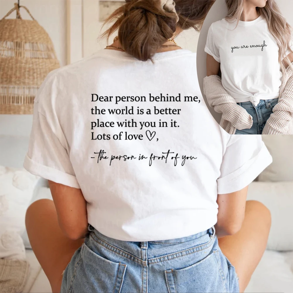 Kaos Dear Person Behind Me You - Home Security Companies Near Me ulasan dan harga