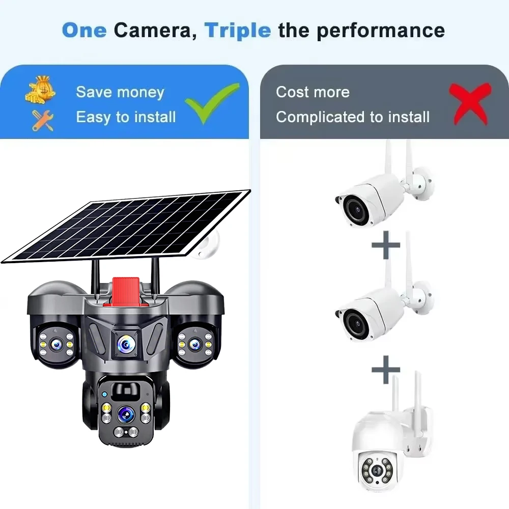 KERUI V380 Pro Luar Ruangan PT - Home Security Kamera ulasan dan harga