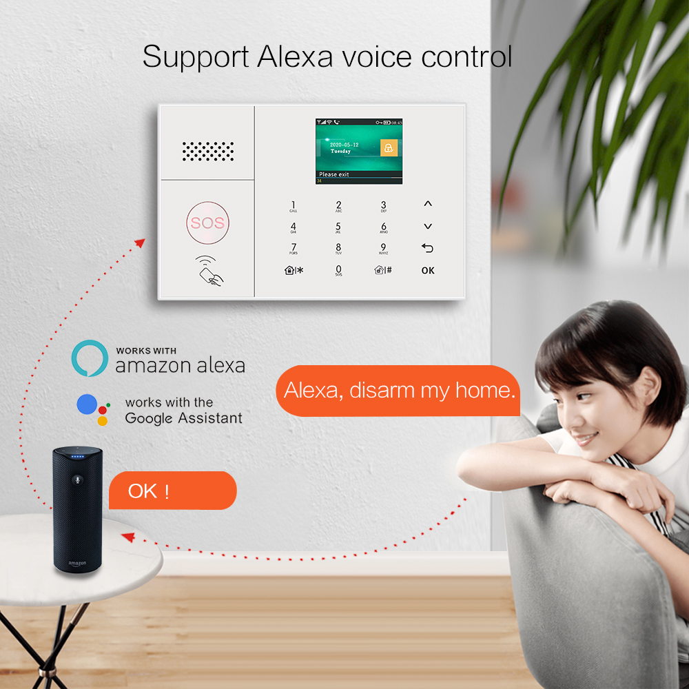 Sistem Keamanan Alarm Nirkabel - Home Security Using Gsm ulasan dan harga